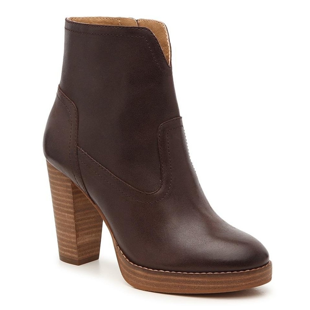 Leather booties